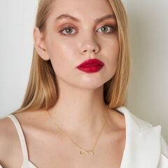 sonsuzluk tasarımlı kolye