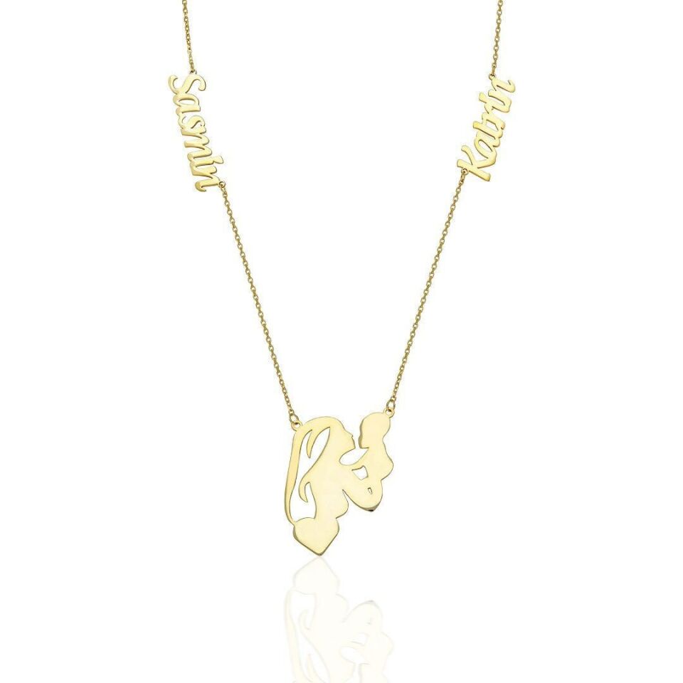 İsim kolyesi - anne ve bebek isim kolyesi