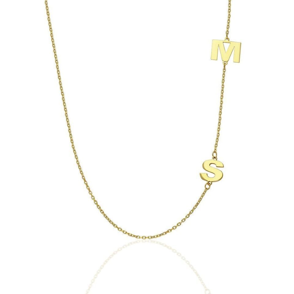 isim kolyesi - çift harfli kolye