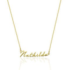 isim kolyesi - el yazısı - şık isim kolyesi