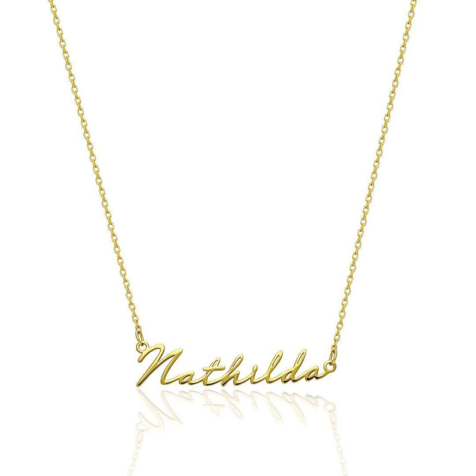 isim kolyesi - el yazısı - şık isim kolyesi