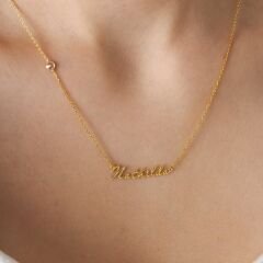 isim kolyesi - el yazısı - şık isim kolyesi