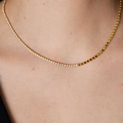 taç ve su yolu kolyesi