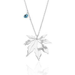 çınar ağacı yaprağı kolyesi