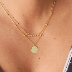 isim kolyesi tabağı vintage isim kolyesi