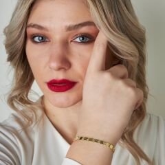 çınar ağacı yaprağı bileziği