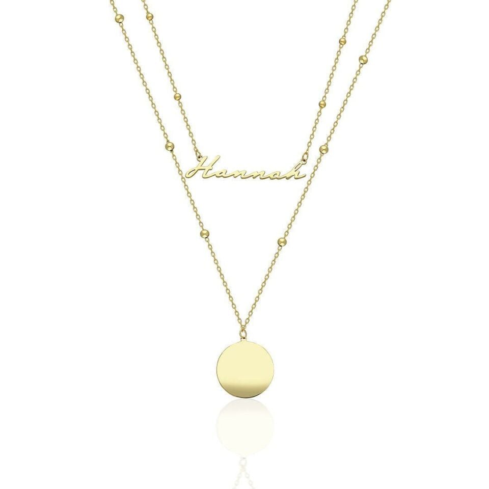 isim kolyesi tabağı vintage isim kolyesi