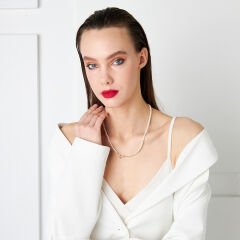 isim kolyesi-inci taneli isim kolyesi