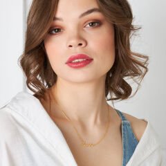 İsim kolyesi - gerçek isim kolyesi