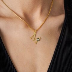 isim kolyesi-şeytani-göz-detay-yan-harf-kolye