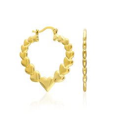 büyük kalp küpe serisi