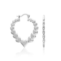 büyük kalp küpe serisi