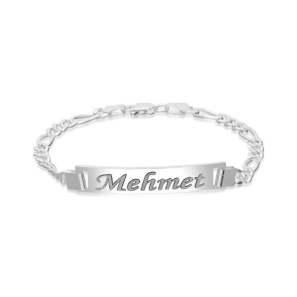 Kişiselleştirilmiş Plakalı İsim Bileziği