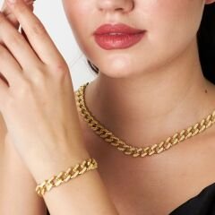 taşlarla süslenmiş gurme set