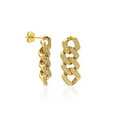 katı taşlı gurme küpeler