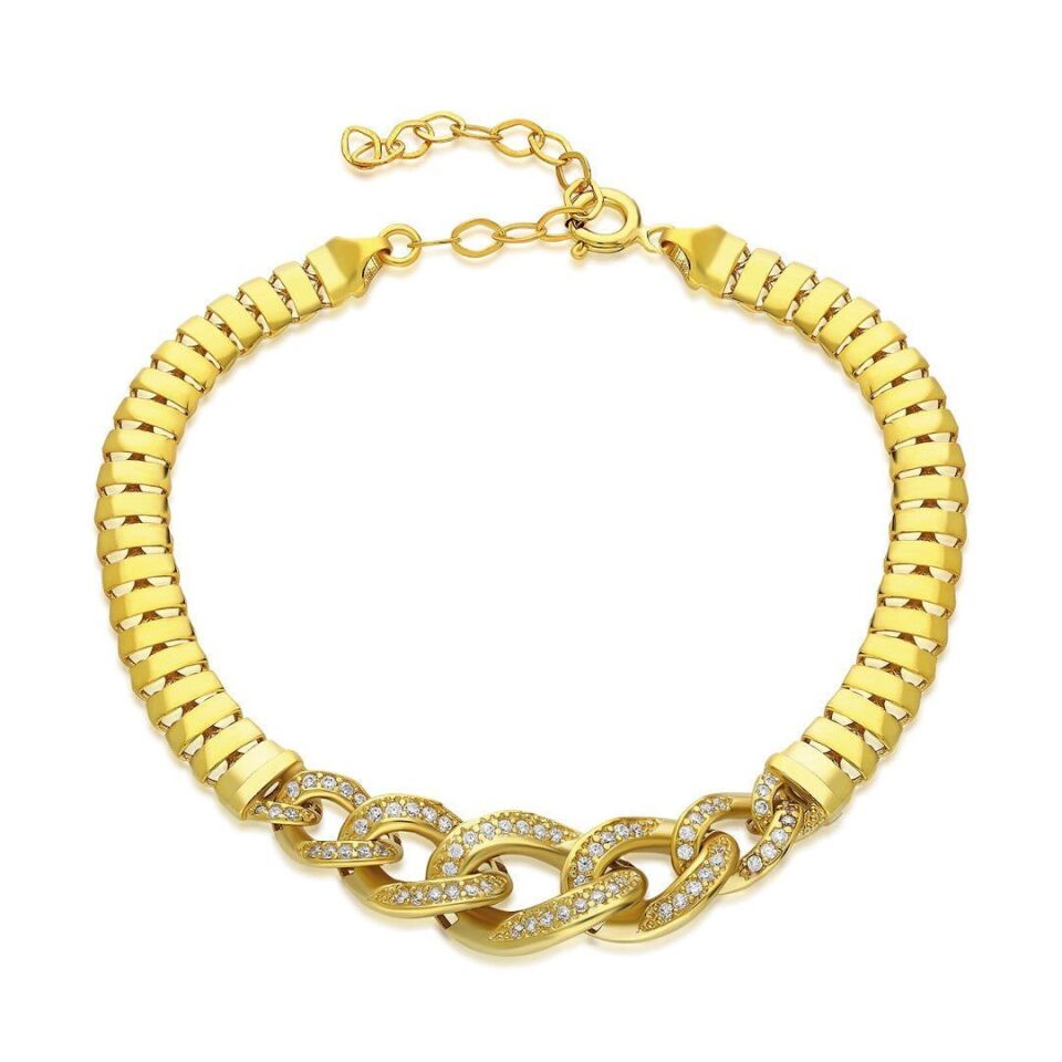 taşlı gurme balıksırtı bilezik