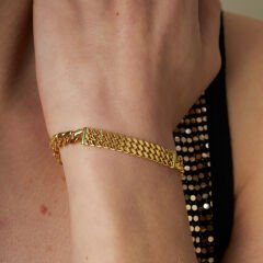 balıksırtı desenli gurme bilezik