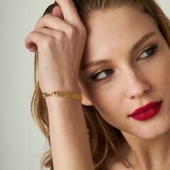 balıksırtı desenli gurme bilezik