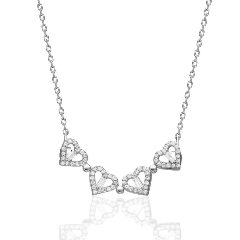 mıknatıslı menteşeli yonca kolyesi