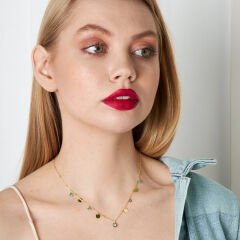 pullu bose göz inci kolye