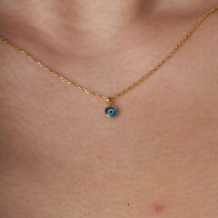 küçük inci kolye ve uğursuz göz