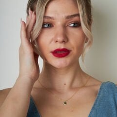 zümrüt taşlı hureem kolye