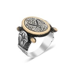 oval-zulfikar kılıç yüzüğü