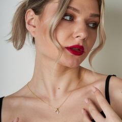 ışıltılı zambak kolyesi