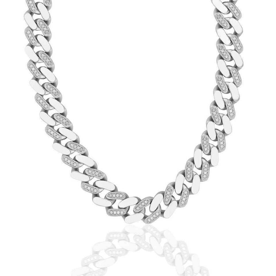 yarı gurme zirkon kolye