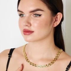 yarı gurme zirkon kolye