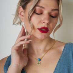 çeyrek girdap kolye