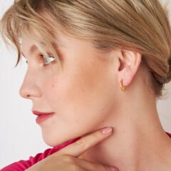 oval model tren küpeleri