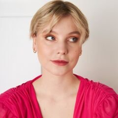 oval model tren küpeleri