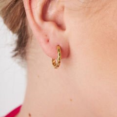 oval model tren küpeleri