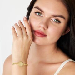 dörtlü-kare-çizgili zincir bileklik