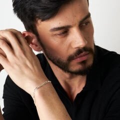 Figaro model zincir bileklik