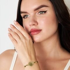 çeyrek oval zincir bilezik