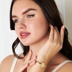 çeyrek oval zincir bilezik