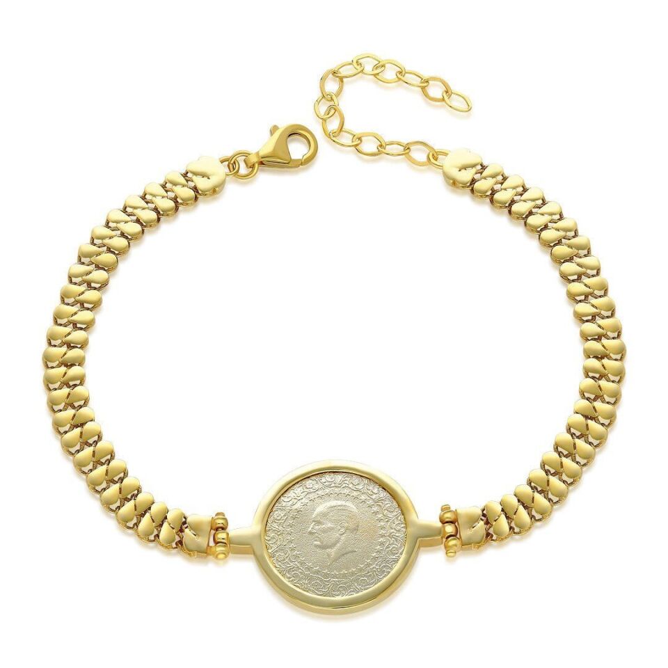 dörtlü su damlası zincir bilezik