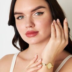 dörtlü su damlası zincir bilezik