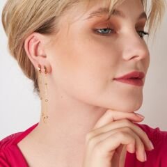 toplu zincir küpeler