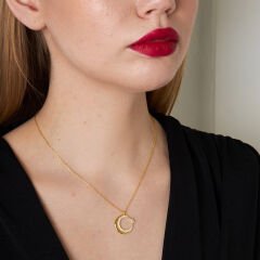 desenli yıldız kolye