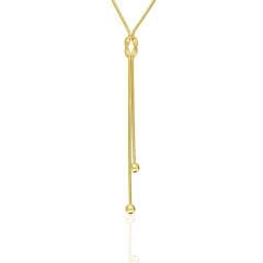 düğümlü tondo kolye