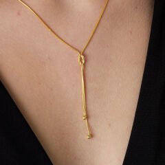 düğümlü tondo kolye