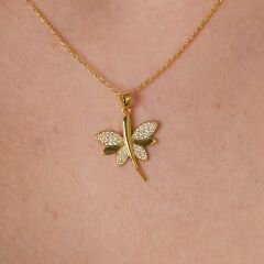 kanatlı yusufçuk kolyesi