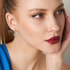 boge gözlü ve sallanan küpeler