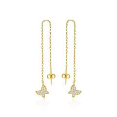 sallanan kelebekli küpeler