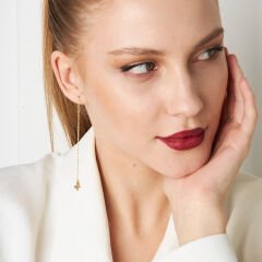 sallanan kelebekli küpeler