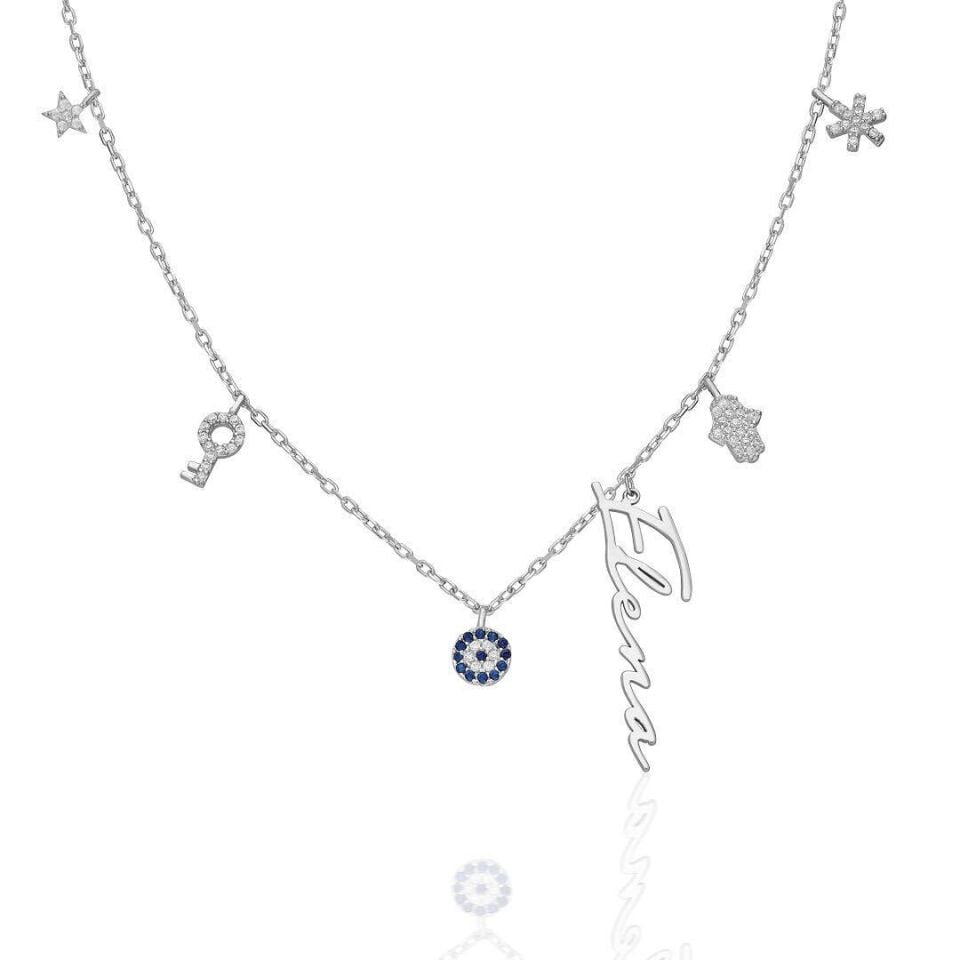 İsim yazılı harfli uğurlu kolye