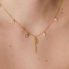 İsim yazılı harfli uğurlu kolye